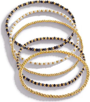 Weather the Storm Beaded Stacking Set Bracelet | Nordstrom
