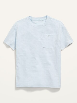 Short-Sleeve Slub-Knit Pocket T-Shirt for Boys | Old Navy (US)