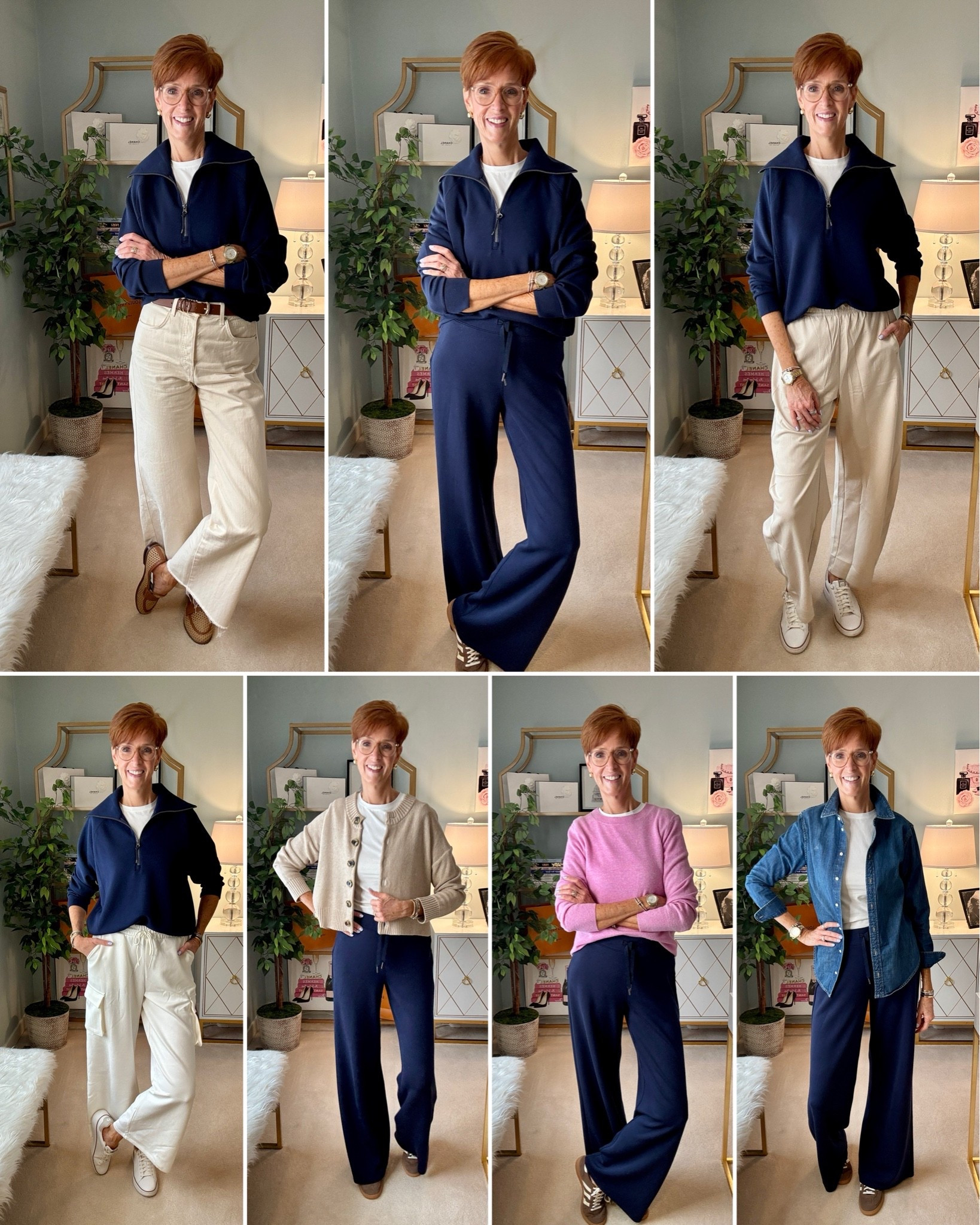 @Spanx 

Want to make your Spanx AirEssentials pieces even more versatile? Layering a classic denim shirt under your favorite comfy-chic sets instantly elevates your look! From a sporty quarter-zip combo to a striped boatneck moment, these outfits prove that effortless style is all about smart layering.

✨ Which look is your favorite? Tell me in the comments! 👇🏼

This is the perfect way to transition your cozy winter favorites into spring—save this for outfit inspiration and share it with a friend who loves easy, elevated style!

#LTKootd #LTKOver40 #LTKTall