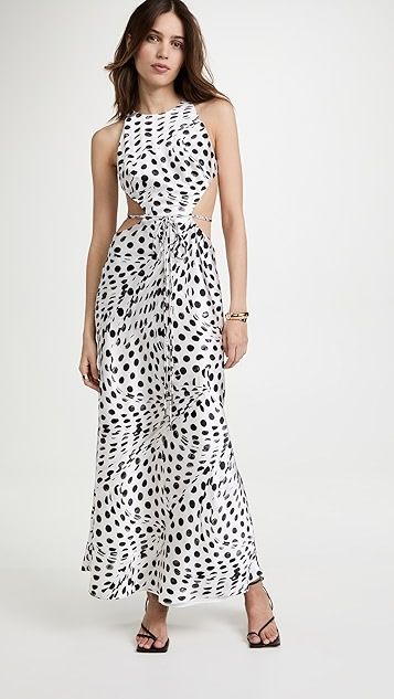 Silk Audrey Dots Dress | Shopbop