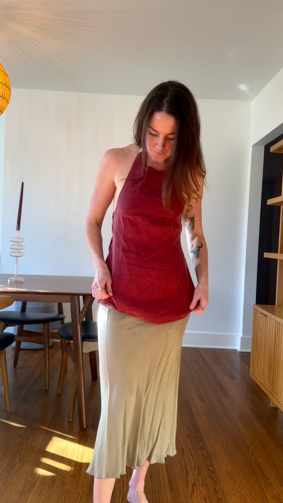 Obsessed with the touch of this shirt. I have told yall before, everything I buy I think of all of the different ways I can wear it the WHOLE year. Holiday party? ✔️ summer concert? ✔️ date night? ✔️ church? ✔️ the list goes on. 

#LTKSaleAlert #LTKHoliday #LTKSeasonal