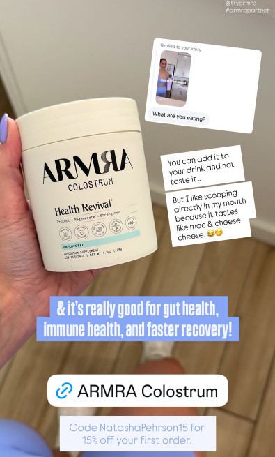 Armra Colostrum! 

 #LTKfitnessgoals #LTKActive #LTKU