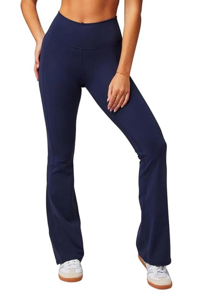 Fabletics Women's Oasis Pureluxe High-Waisted Kick Flare, Light Compression, Buttery Soft | Amazon (US)