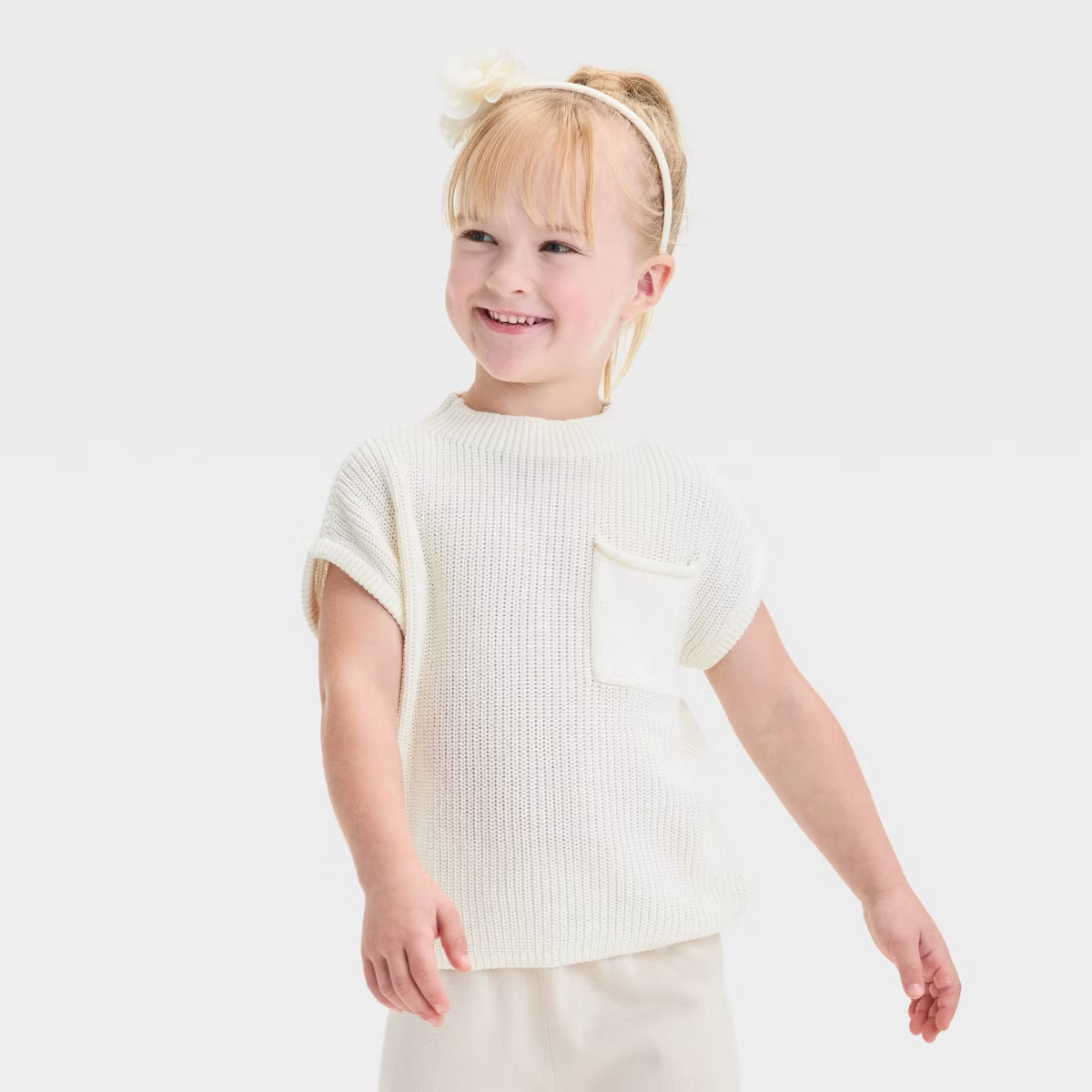 Grayson Mini Toddler Girls' Sweater Set - Beige | Target