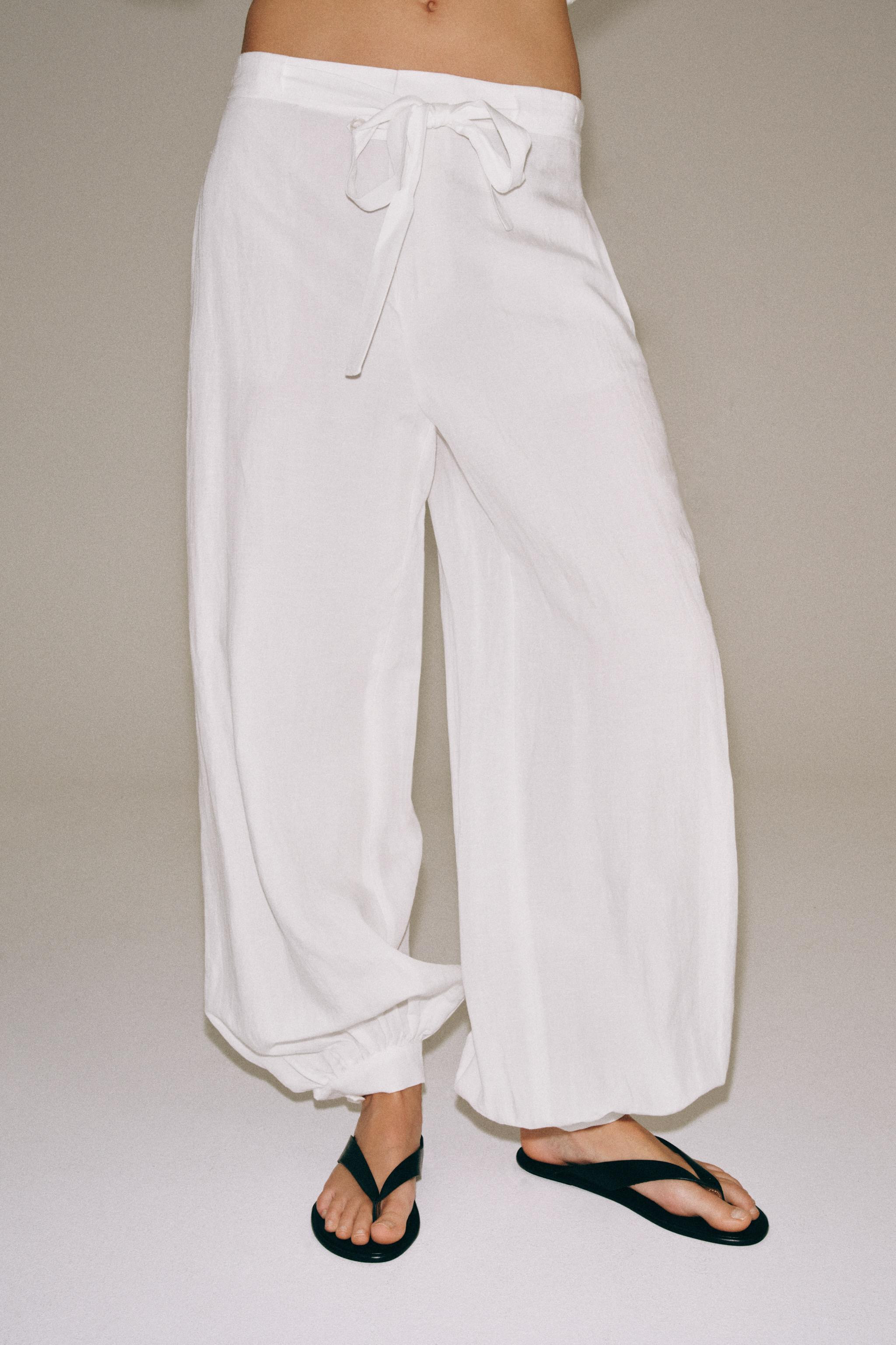 ZW COLLECTION BALLOON TROUSERS | Zara US