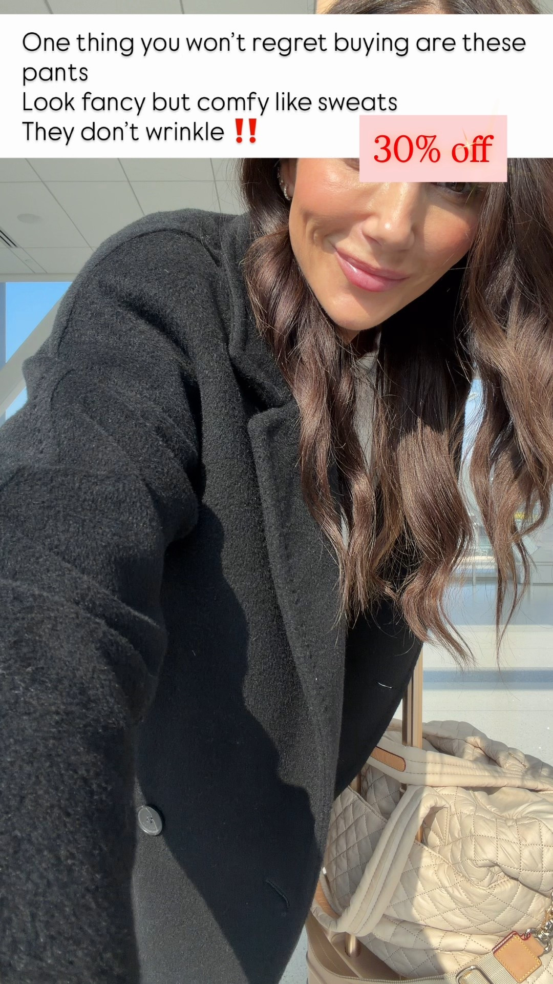 Top rather travel pants 30% off I’m
Wearing size 0

#LTKOver40 #LTKActive #LTKgrwm