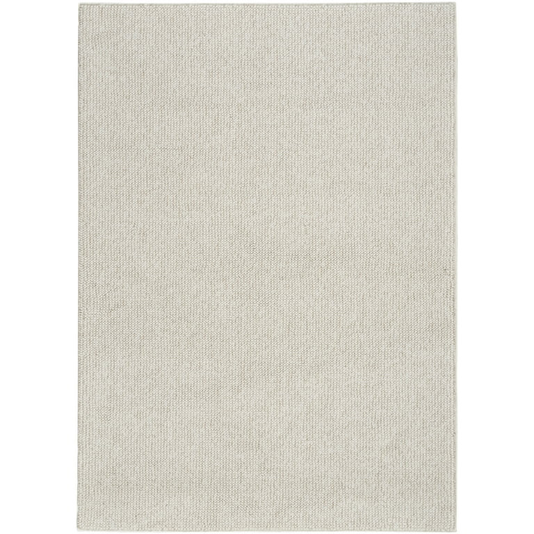 Nourison Textured Home All-over design Ivory Beige 7'10" x 9'10" Area Rug (8x10) | Walmart (US)