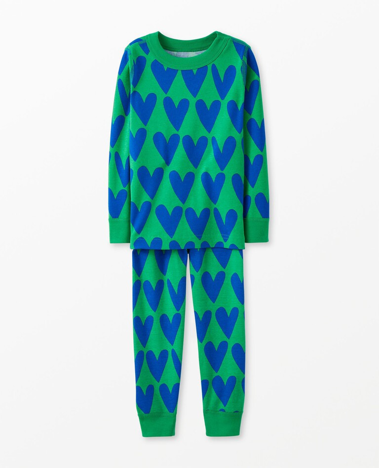 Valentines Print Long John Pajama Set | Hanna Andersson