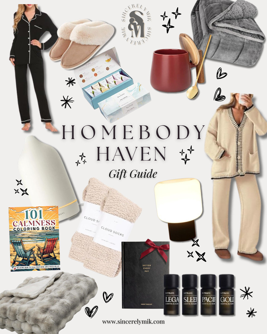 Homebody Gift Guide: For the girls who stay in and stay cozy. 

 #LTKGiftGuide #LTKselfcare #LTKHome