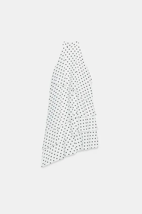 NECKHOLDER-KLEID MIT PUNKTEN | Zara US