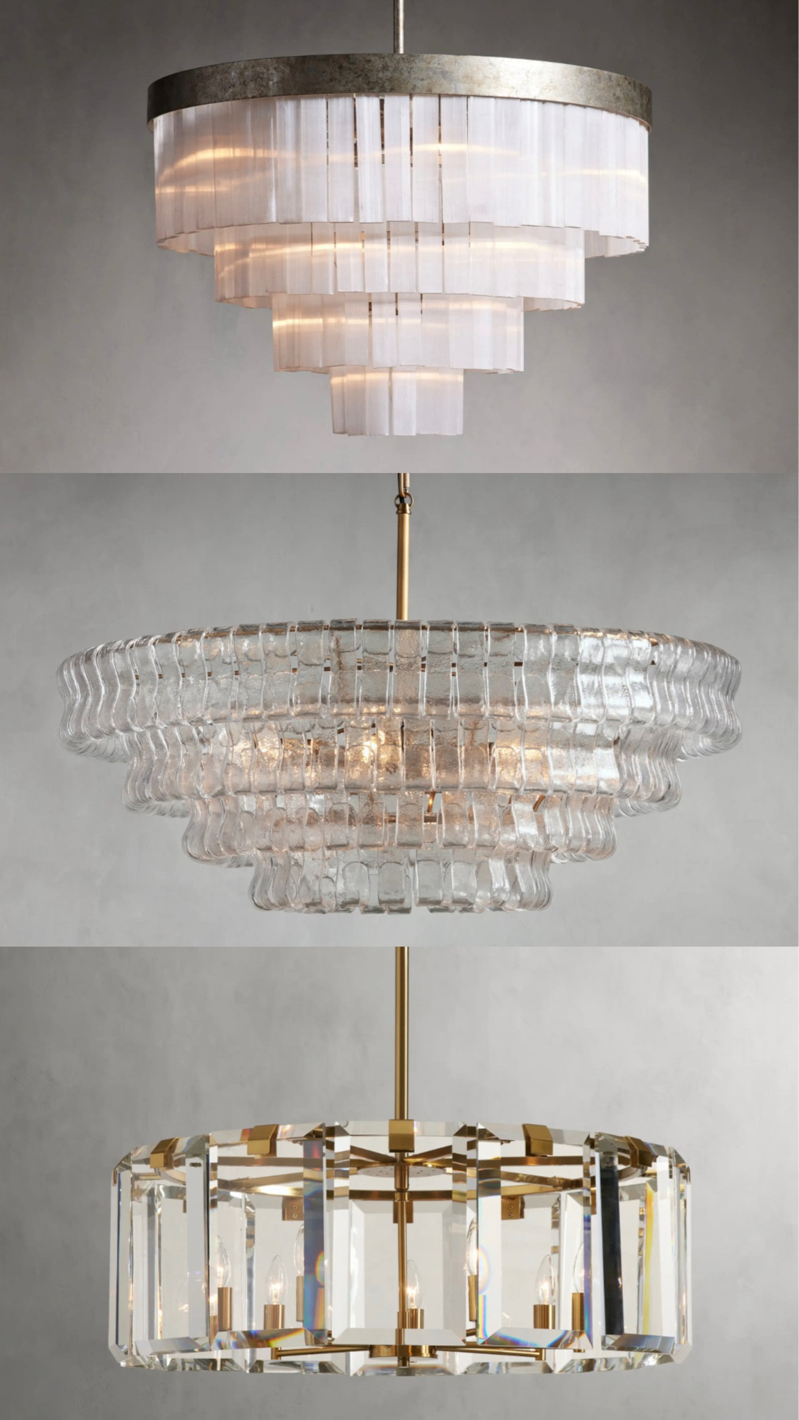 Bathroom chandelier options 