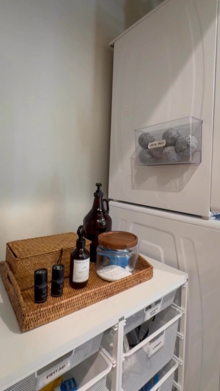 Small laundry room organization! Perfect little functional corner with all your essentials 



Laundry organization, small spaces, functional decor 

#LTKFindsUnder50 #LTKVideo #LTKHome