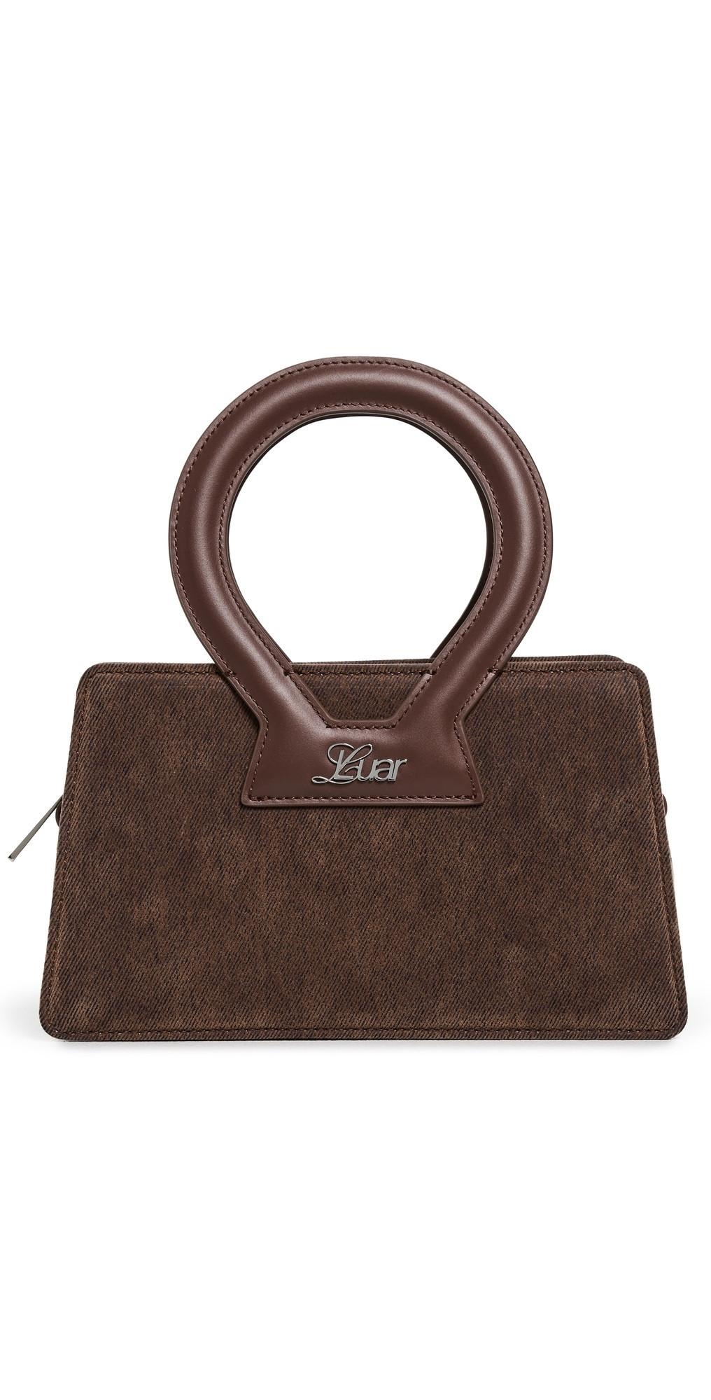 LUAR Ana Small Bag Brown Denim Enzyme One Size | Shopbop