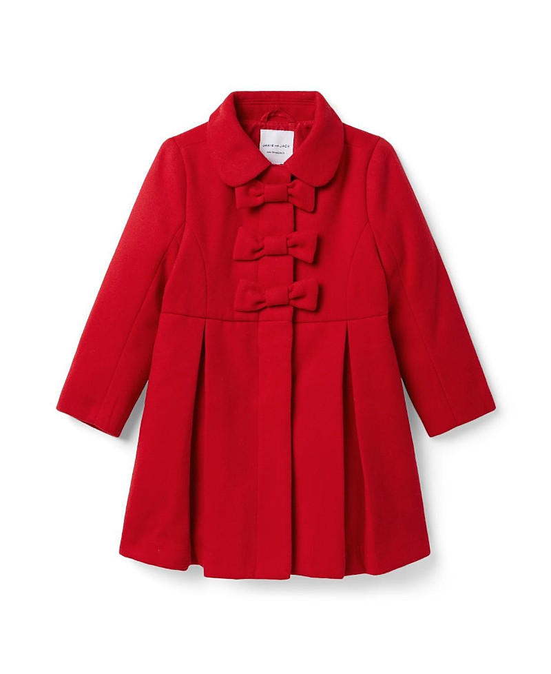 Janie and Jack Girls' The Bow Coat - Baby, Little Kid, Big Kid | Bloomingdale's (US)