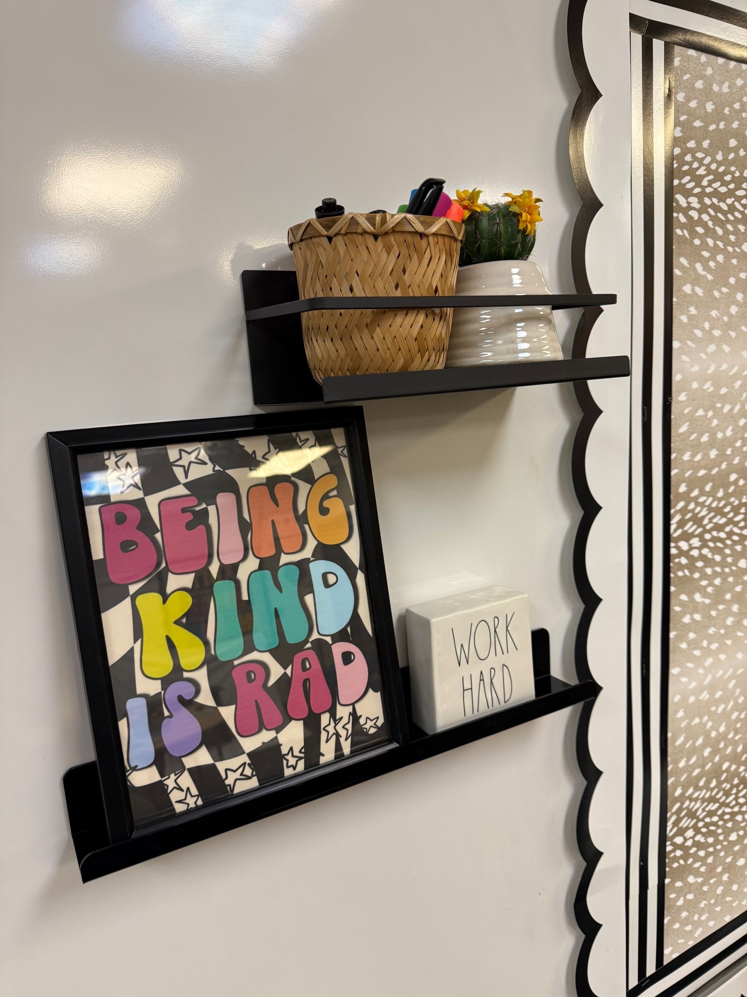 Back to school classroom decor! My favorite black magnetic shelves! 

#LTKFindsUnder50 #LTKSeasonal
