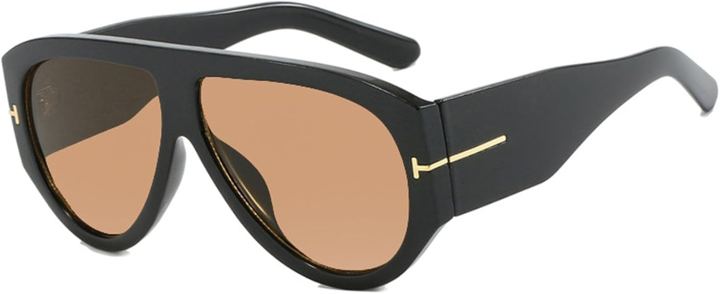 Polarized Retro Aviator Sunglasses for Women Men, Vintage Oversized 70s 80s Sunglasses | Amazon (US)