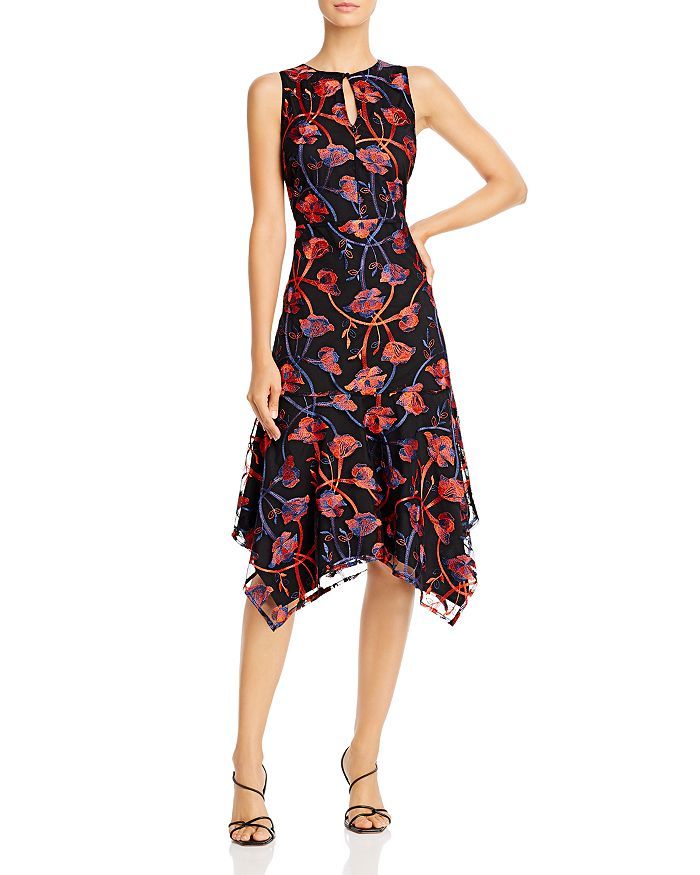 Floral Embroidered Midi Dress | Bloomingdale's (US)
