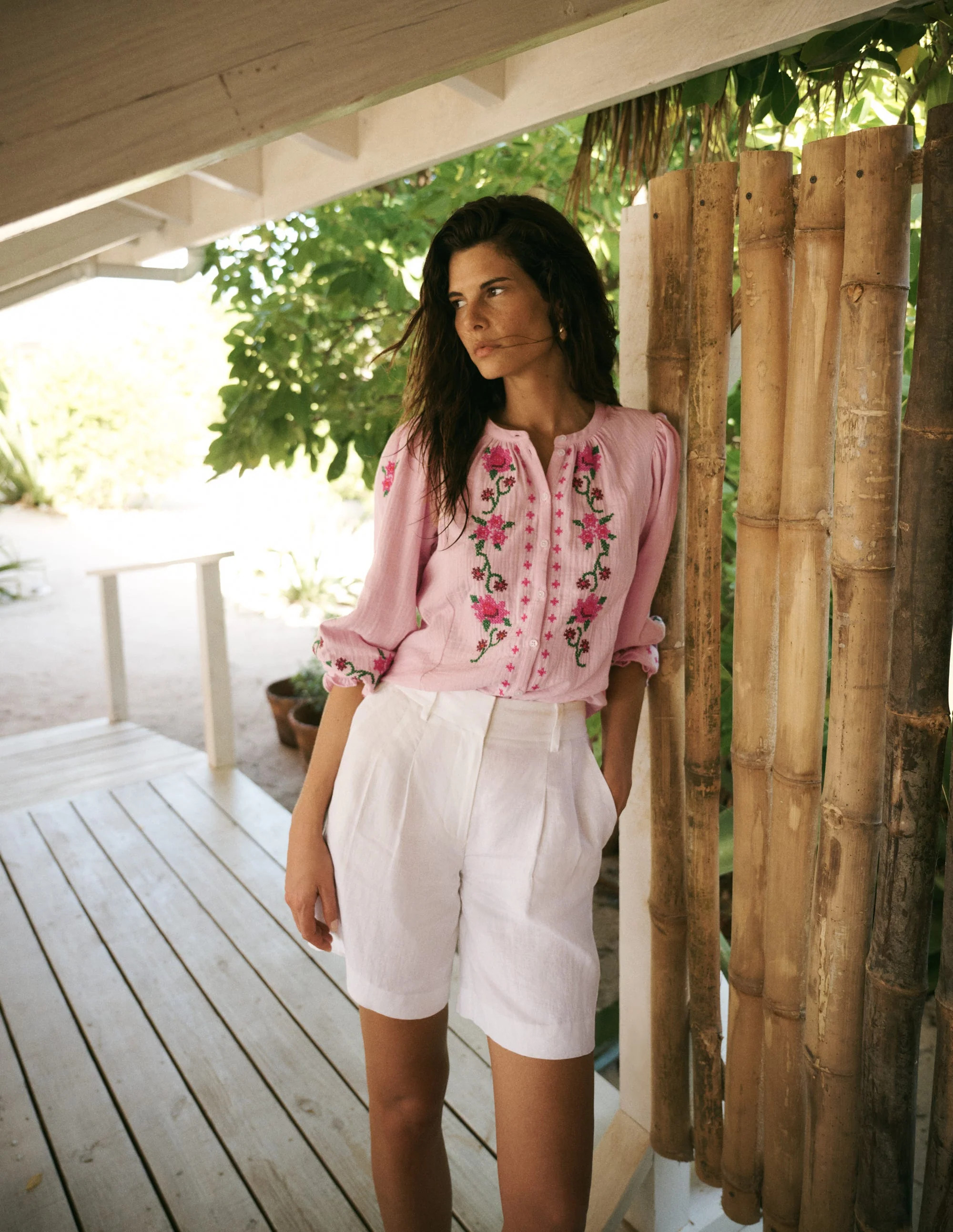 Camille Double Cloth Top
                    
                      
                        Spri... | Boden (US)