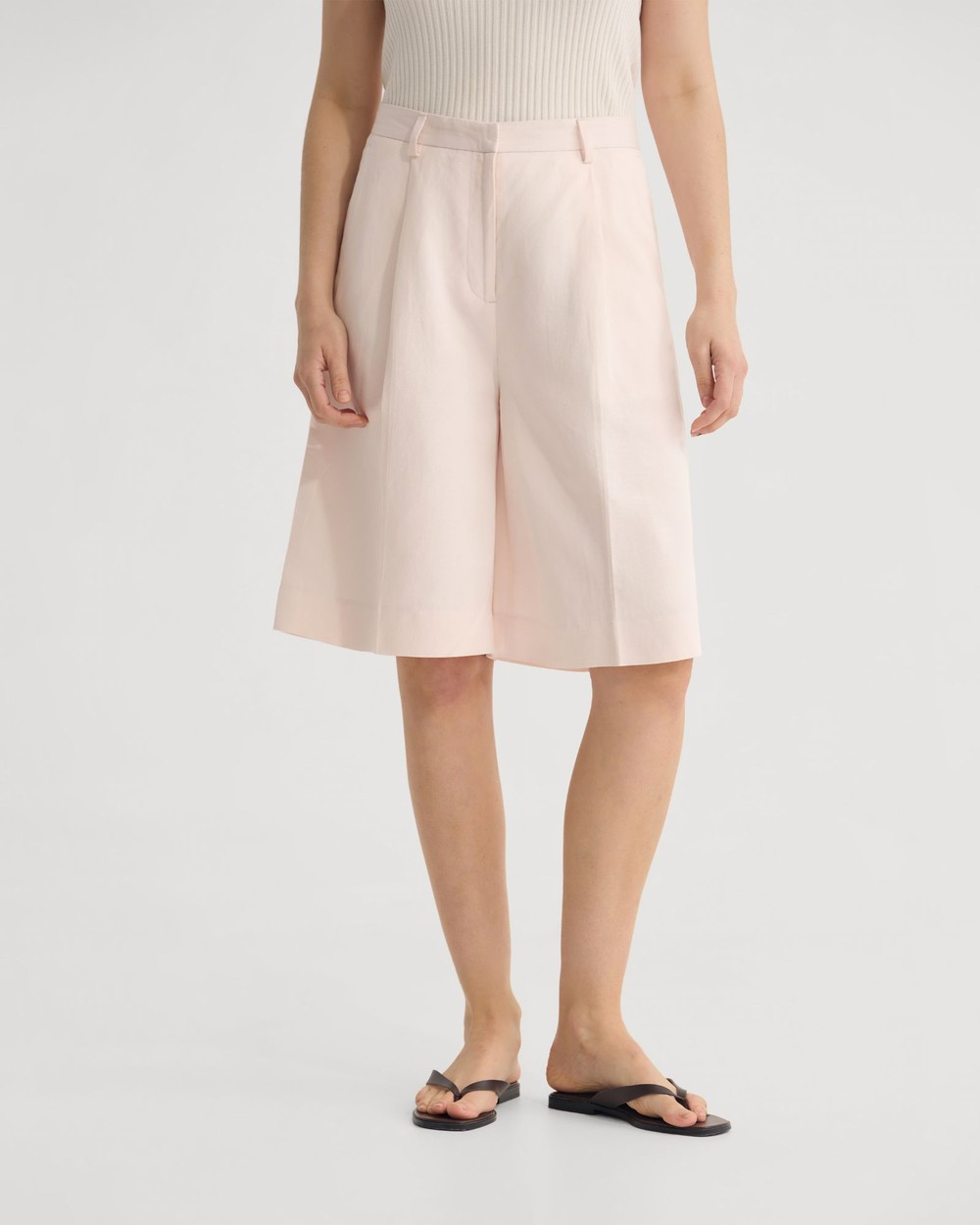 Oxford - Peggy Bermuda Shorts - High-Waisted (Pink) Peggy Bermuda Shorts | THE ICONIC (AU & NZ)
