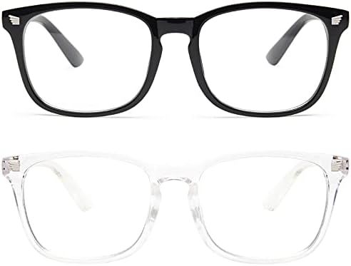Amazon.com: livho 2 Pack Blue Light Blocking Glasses, Computer Reading/Gaming/TV/Phones Glasses f... | Amazon (US)