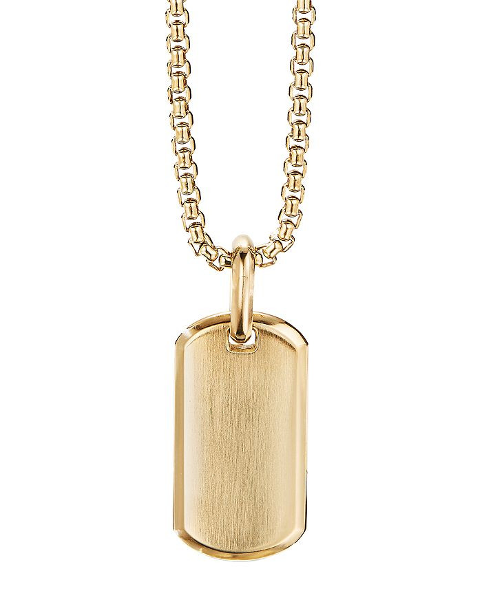 Streamline® Tag Pendant in 18K Yellow Gold | Bloomingdale's (US)