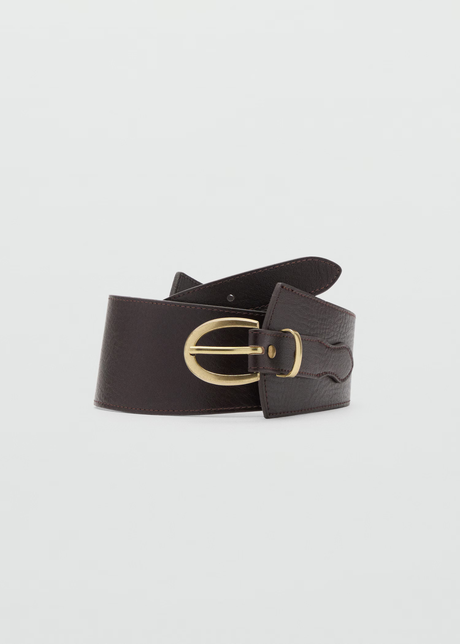 Leather obi belt - Women | MANGO USA | Mango (US/MX/AU)
