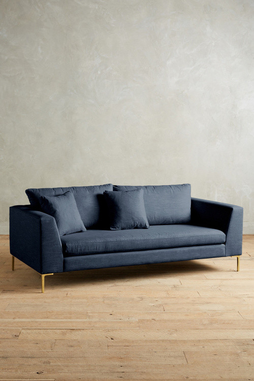 Linen Edlyn Sofa | Anthropologie (US)