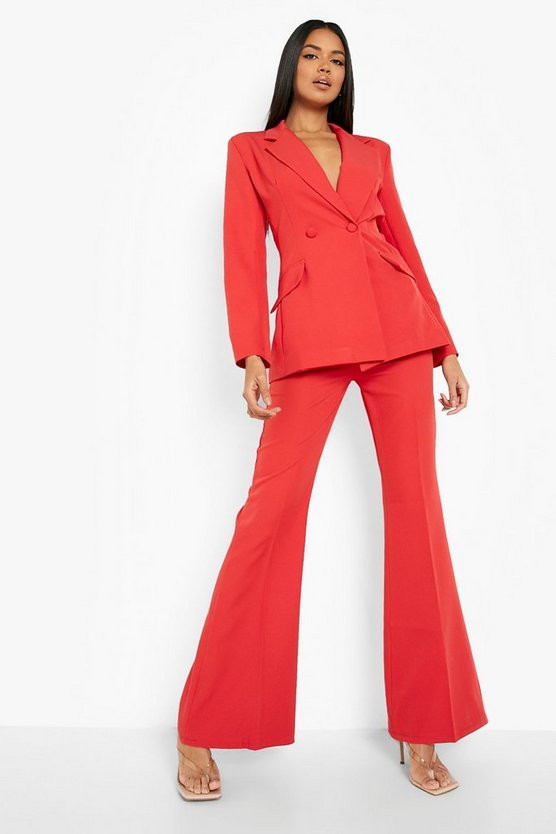 Plunge Tailored Fitted Blazer | Boohoo.com (US & CA)