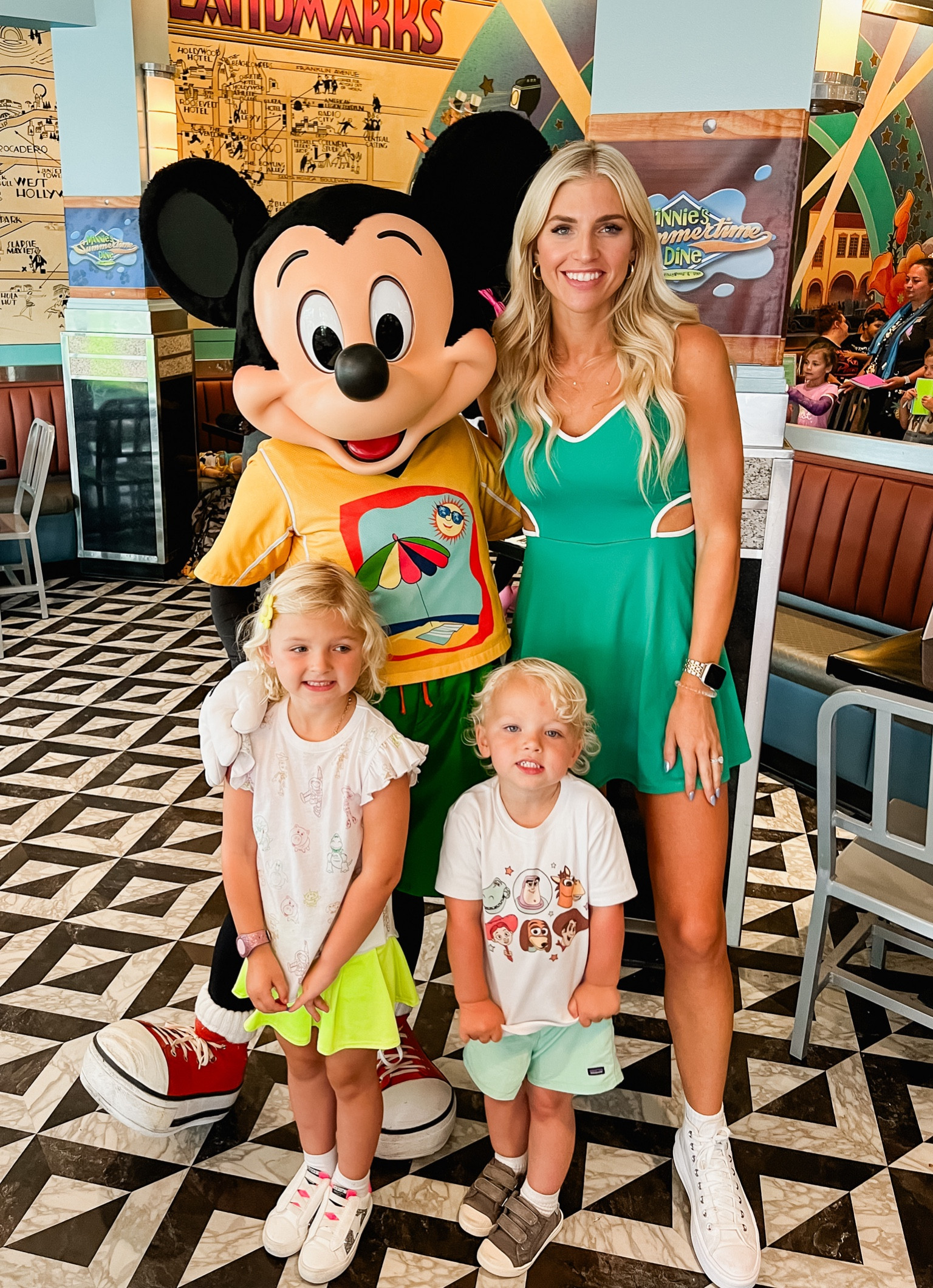 I’m wearing size medium in my active dress from Old Navy!

Disney world outfits, toddler boy Disney, toddler girl Disney, Disney outfits