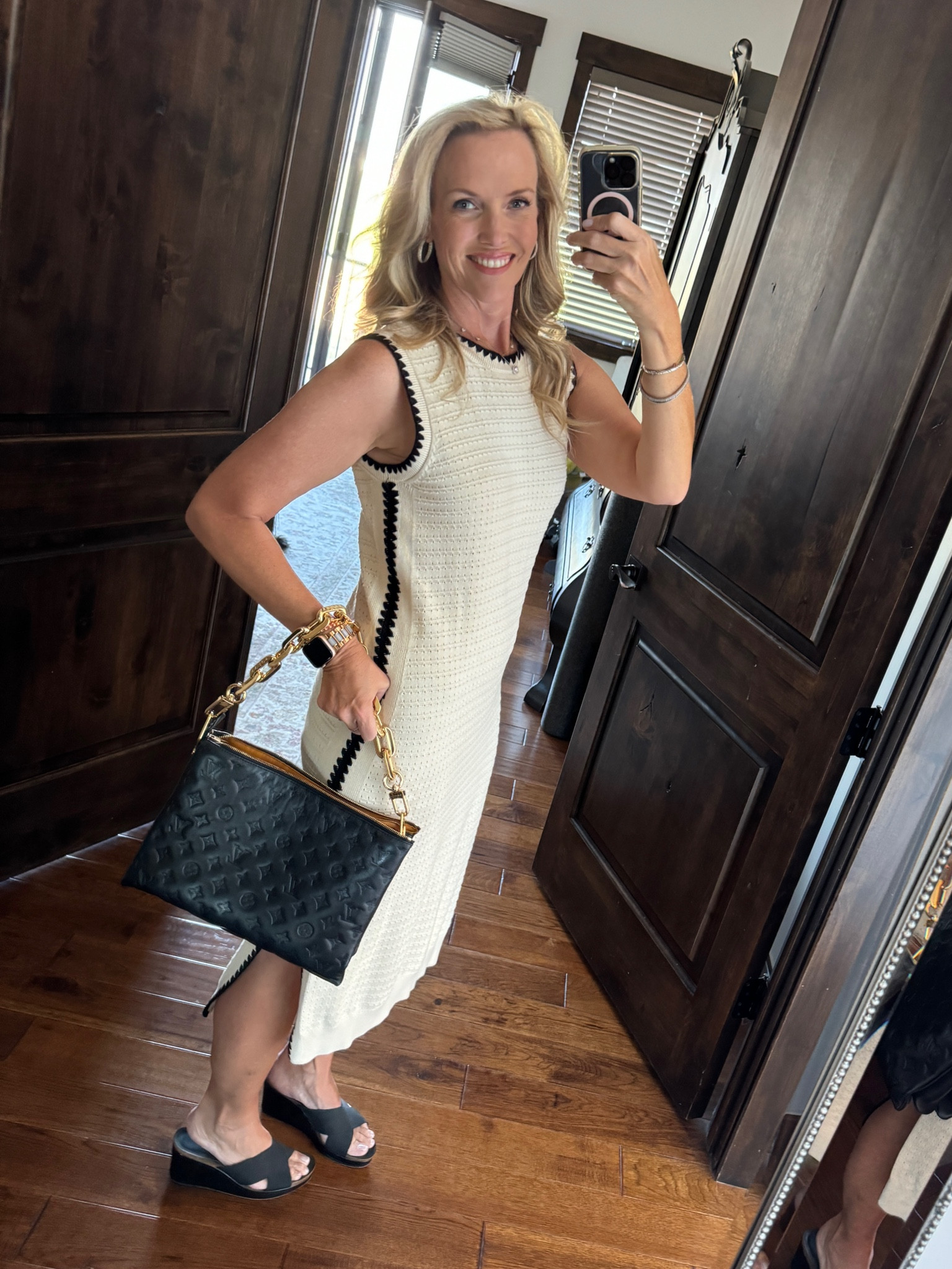 Summer Dress 
Loving this cute one from Anthro. Jumping right on board the crochet dress trend! 

#LTKMidsize #LTKOver40