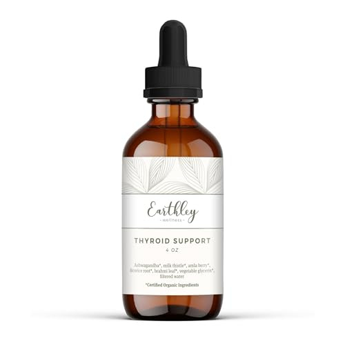 Earthley Wellness Thyroid Support, Helps Support Energy, Promote Healthy Brain Function and Overall Wellness (4oz) | Amazon (US)