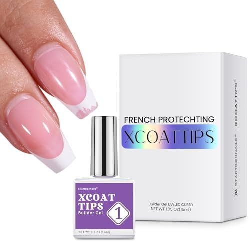 BTArtboxnails XCOATTIPS Protecting Builder Gel for Nails, No Chipping for Salon Effect 30+Days Lo... | Amazon (US)