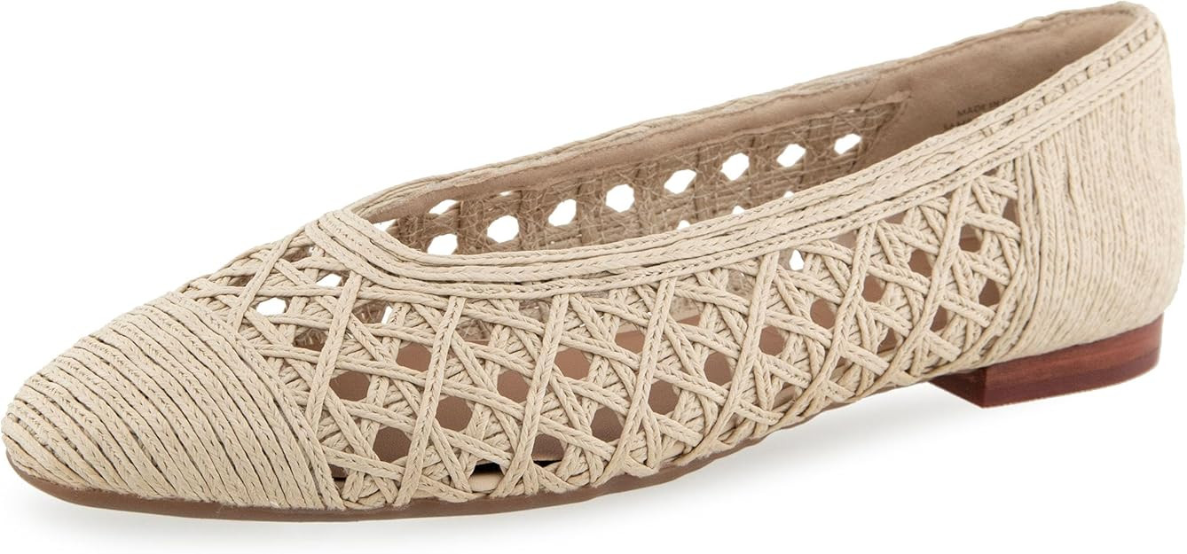 Aerosoles Women's Arno Raffia Ballet Flat | Amazon (US)