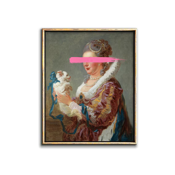 Altered Art Vintage Portrait Downloadable Prints - Quirky Wall Art Boho Decor Printable Art - Dig... | Etsy (US)