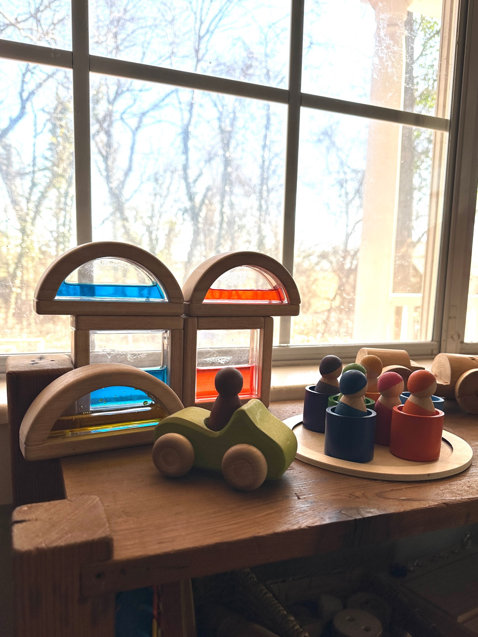 A colorful invitation to play. Waldorf toys leave so much room for imagination, exploration and open ended play. 

#LTKKids #LTKBaby