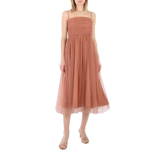Zimmermann Ladies Tulle Strapless Midi Dress Lipstick, Size 2 | eBay US