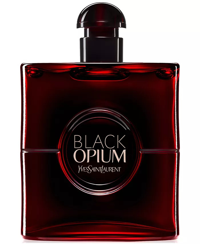 Yves Saint Laurent Black Opium Eau de Parfum Over Red, 3 oz. - Macy's | Macy's