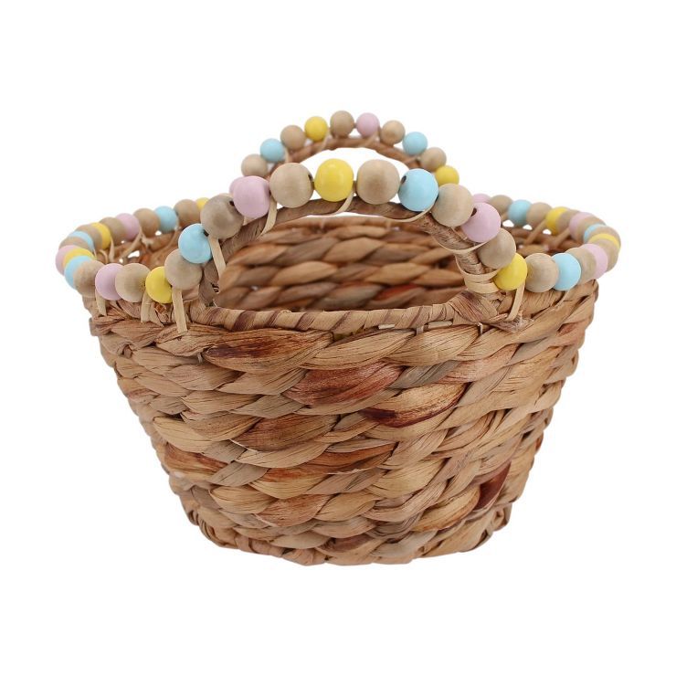 Round Water Hyacinth Decorative Easter Basket - Spritz™ | Target