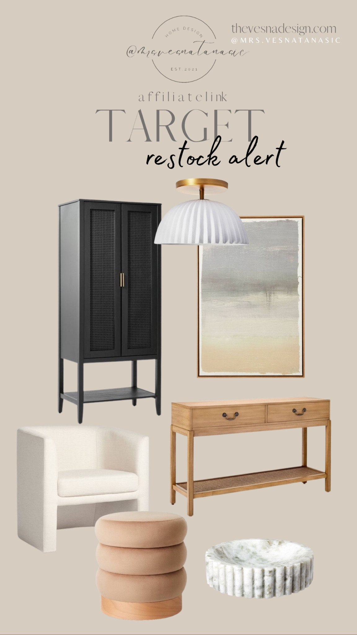 Target restocks!

Target home, Target restock, home decor, home furniture, cabinet, artwork, ottoman, barrel chair, console table, living room, light, flush light 

#LTKFind #LTKhome #LTKSale