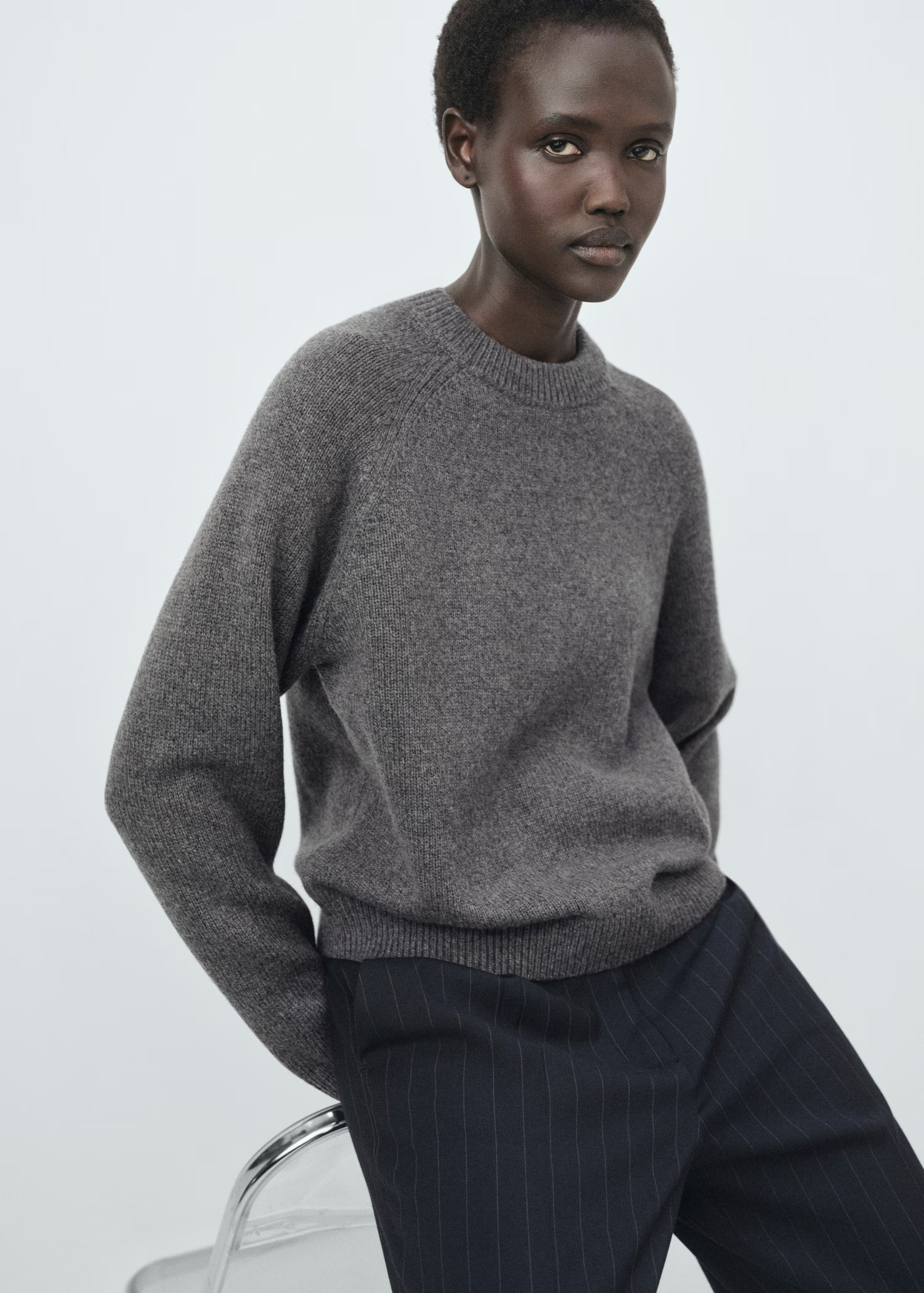 Chunky-knit wool sweater - Women | MANGO USA | Mango (US/MX/AU)
