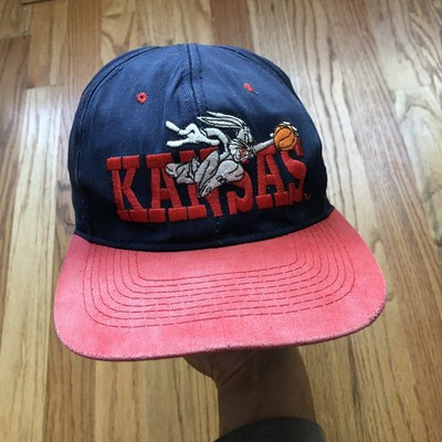 Men's Vintage 90's Looney Tunes Kansas KU Jayhawks Bugs Bunny Snapback Hat Cap  | eBay | eBay US