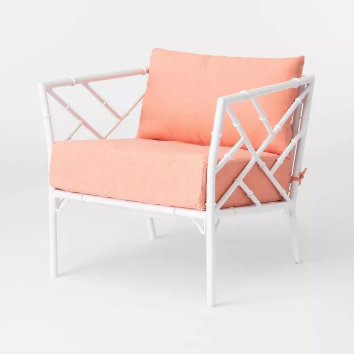 Pomelo 2pk Patio Club Chair - Coral - Opalhouse™ | Target