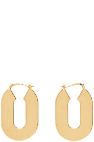 Gold Hoop Earrings | SSENSE
