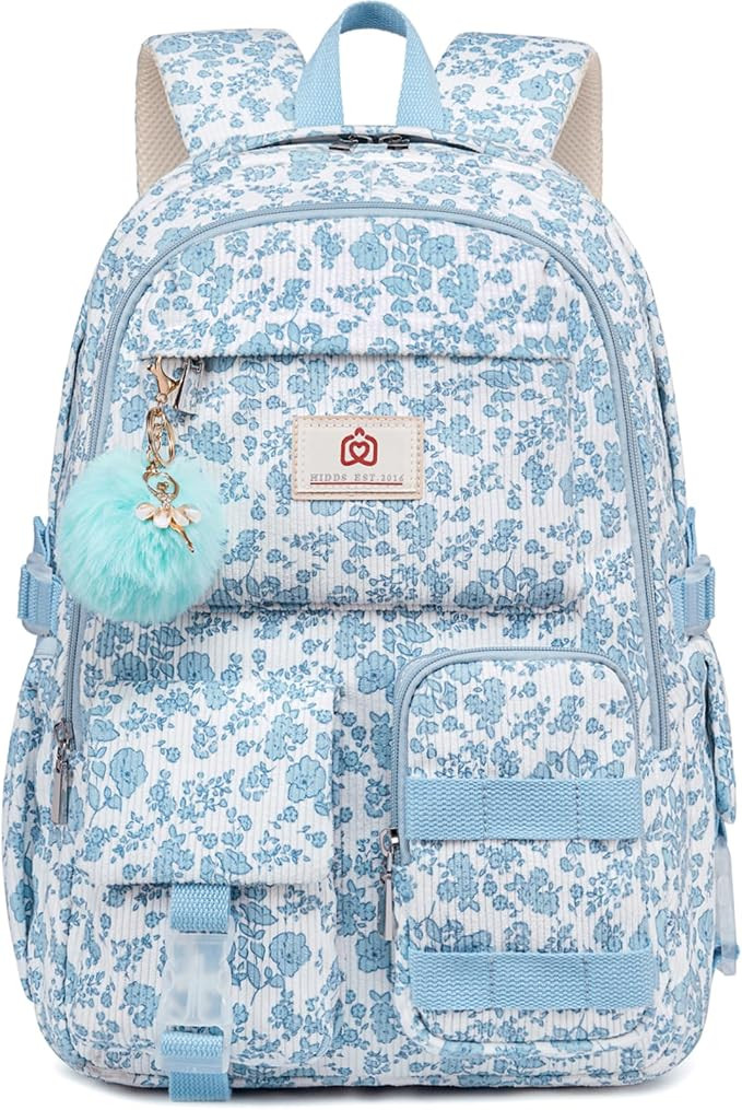 School Backpack Laptop College Backpacks Corduroy Bag Students Bookbag Anti Theft Travel Daypack ... | Amazon (US)