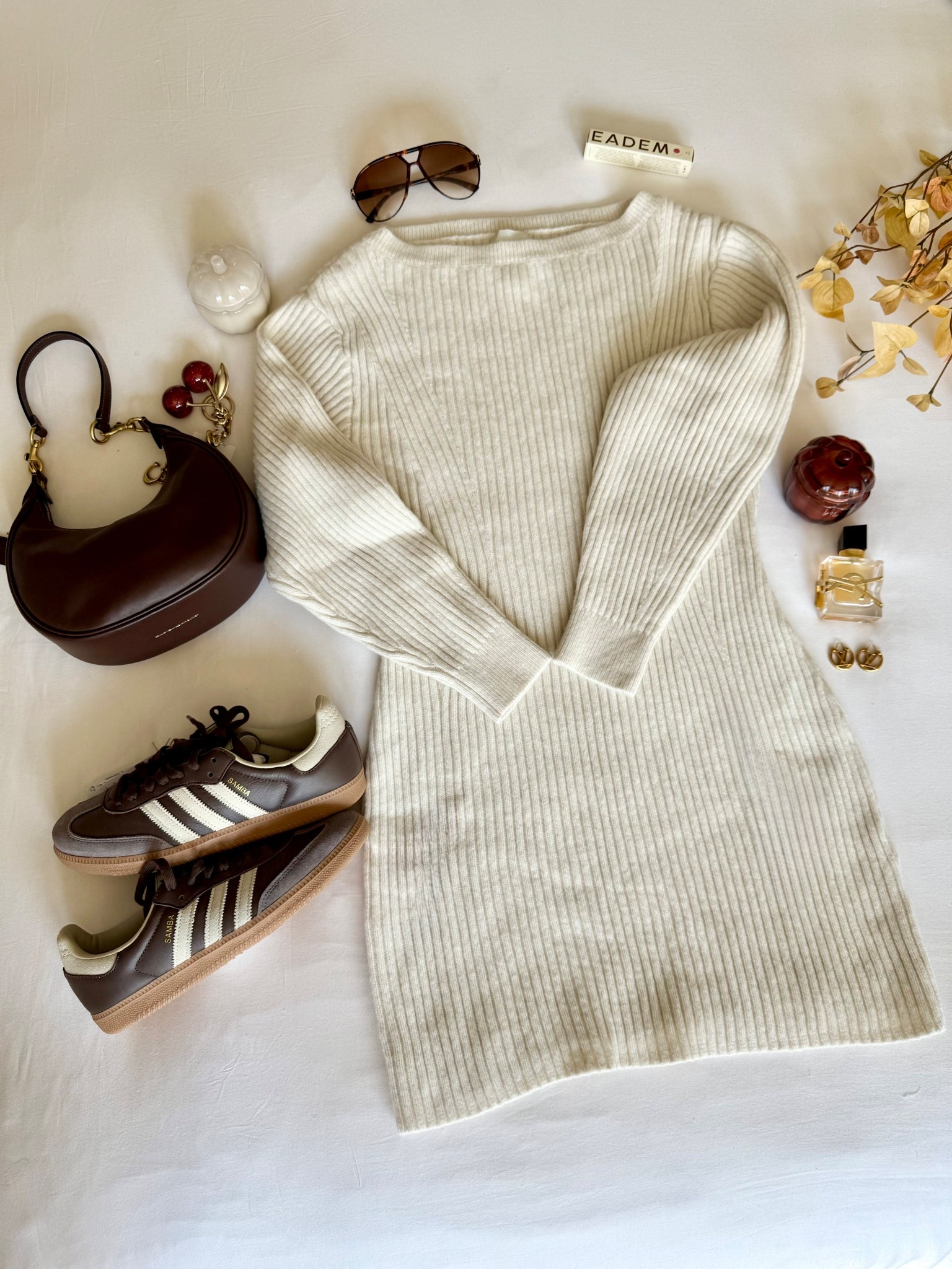 The Ultimate Fall Fit! 🍁#sweaterdressseason #fallitbag #coachbag #sambas #fallishere 

#LTKFallSale #LTKSeasonal #LTKStyleTip