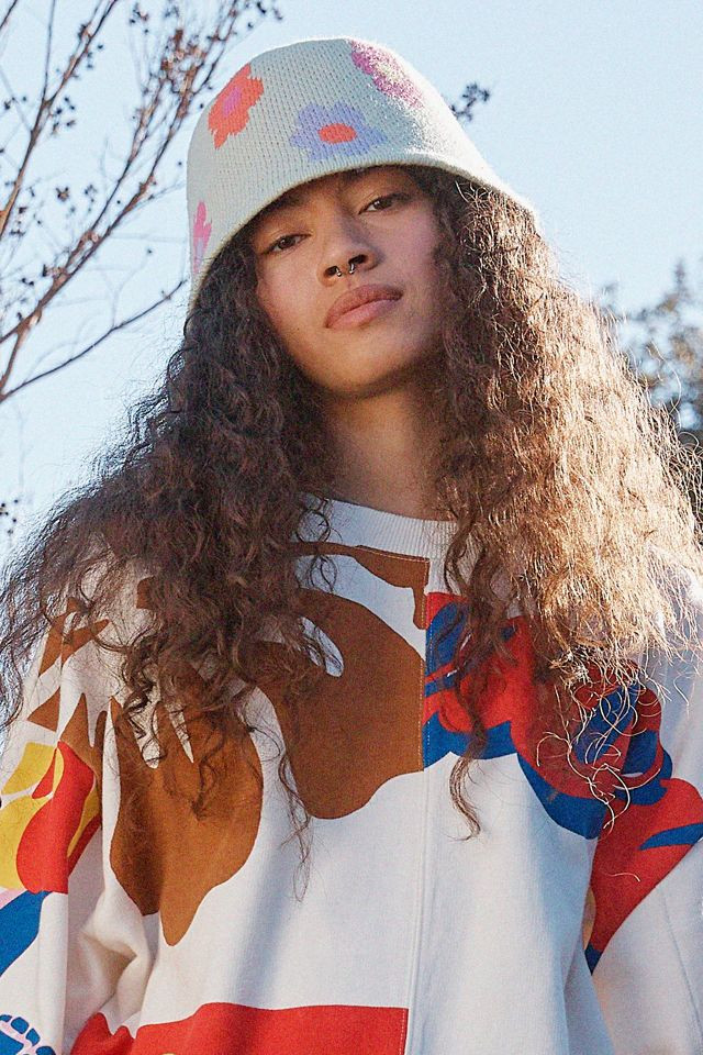 Mimi Knit Bucket Hat | Urban Outfitters (US and RoW)