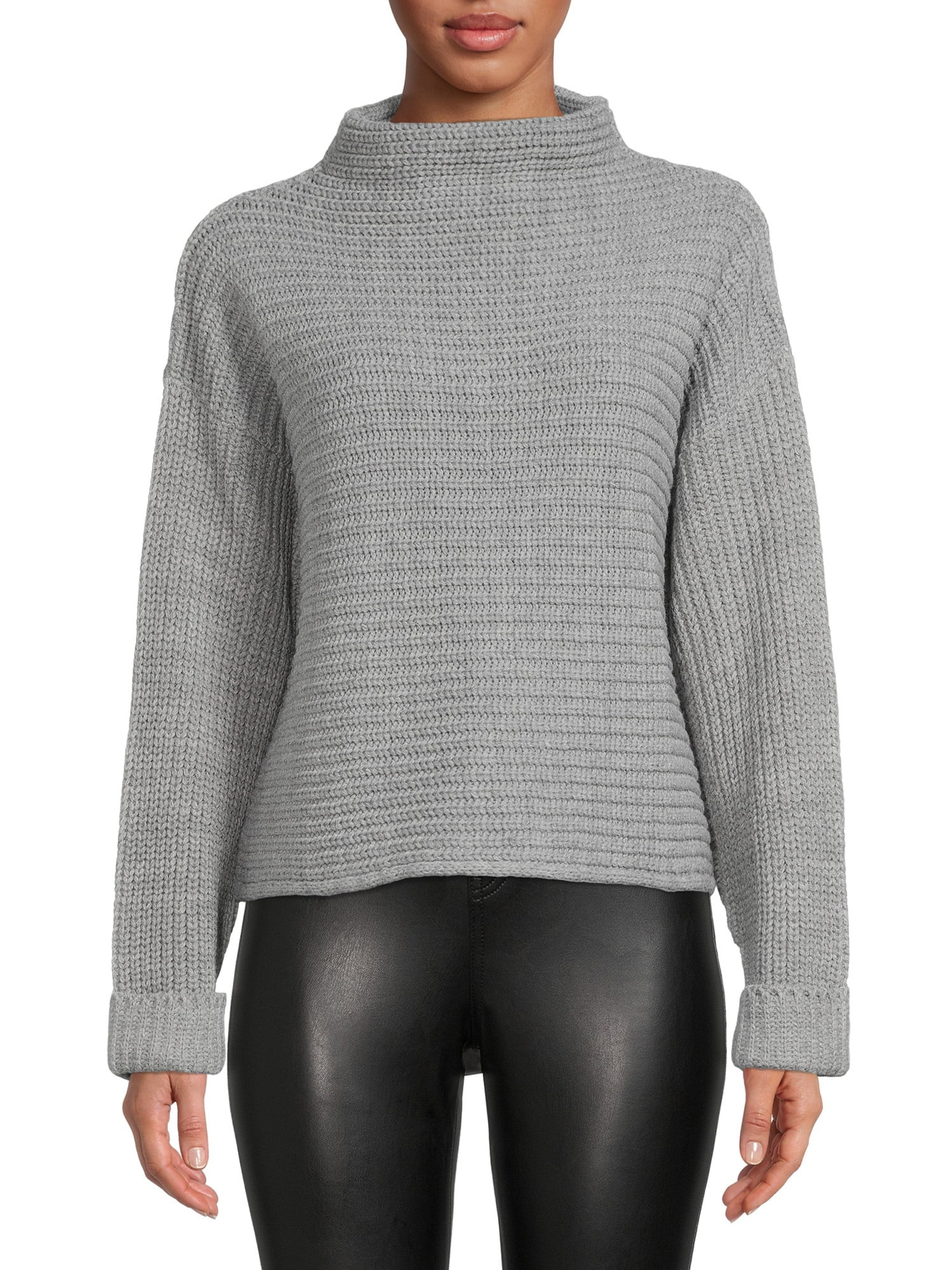 Time and Tru Women's Horizontal Shaker Sweater | Walmart (US)