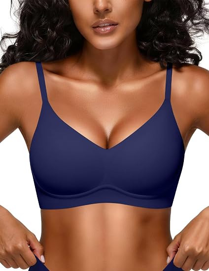 Vertvie Women Seamless Wireless Jelly Bra Comfortable Bralette | Amazon (US)