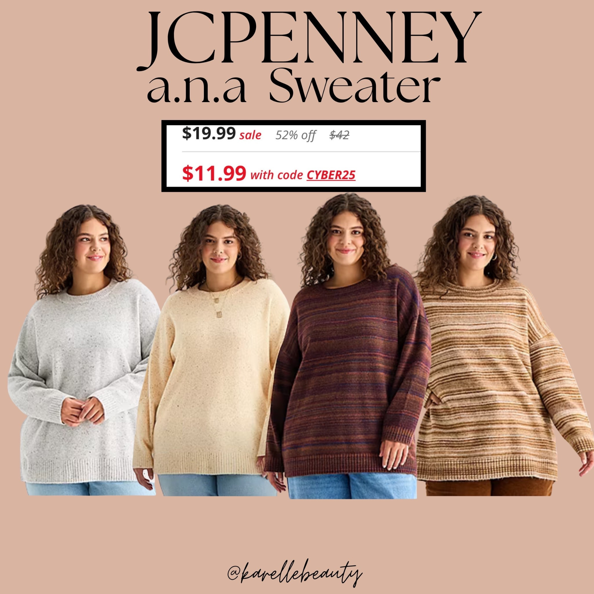 a.n.a Striped Pullover Sweater. I have this sweater in the XXL. 

#LTKFindsUnder50 #LTKSaleAlert #LTKPlusSize