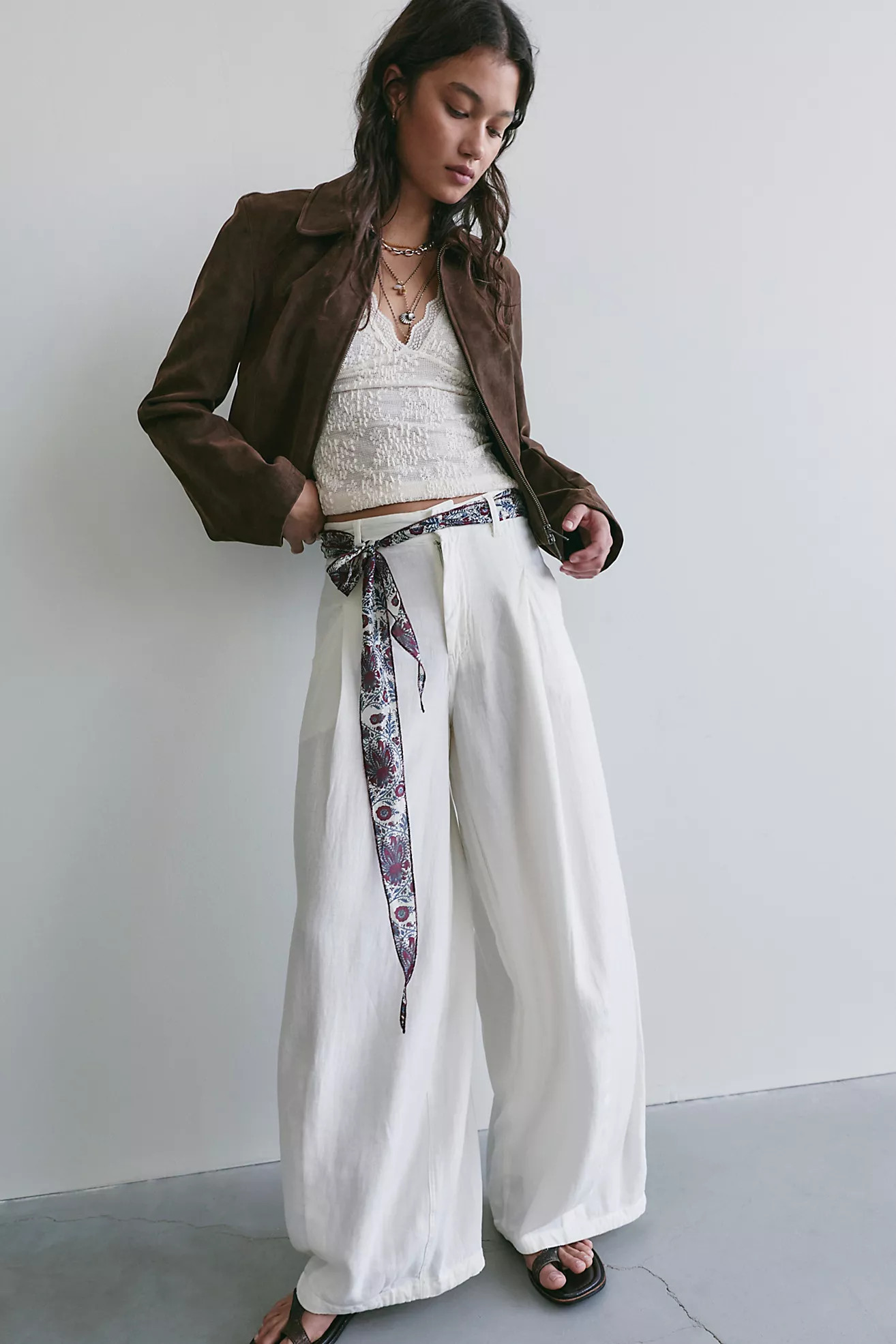 About It Baggy Linen Trousers | Free People (Global - UK&FR Excluded)